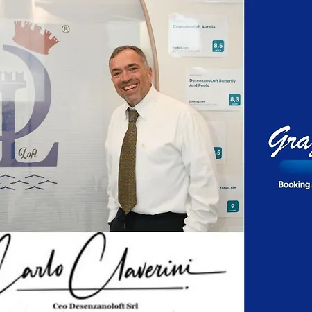 Desenzanoloft Palm Garda Beach, With Garden, Barbecue And Pool Willa *